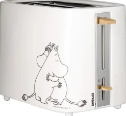 Melissa Kypsentäminen-Adexi Muumi Valkoinen Keraaminen Leivanpaahdin