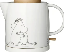 Muumi Kahvi Ja Tee-Adexi Valkoinen Keraaminen Vedenkeitin 1,0 L