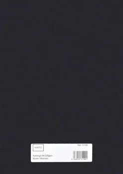 Karto Askartelutarvikkeet-Askartelunki A4 220 Gsm Musta 10 Ark/Pss