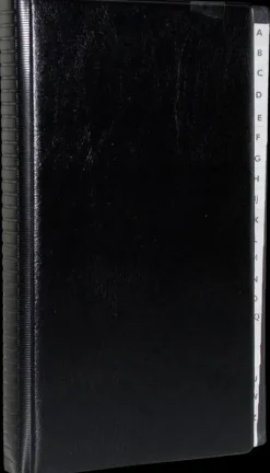 Puhelinmuistio Musta A-O/A-Z Toimistotarvikkeet