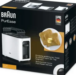 Braun Kypsentäminen-Ht3010Wh Purease Leivanpaahdin Valkoinen