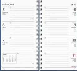 Online Kalenteri 2024 Master Savanna Sininen Kalenterit