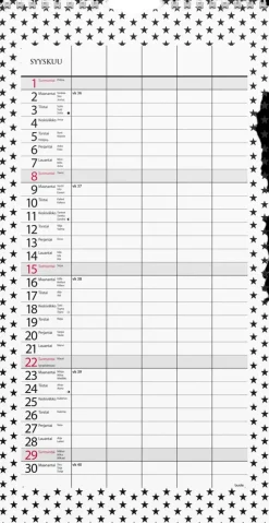 Clearance Perhekalenteri 2024 Perhekalenteri Moderni Paperitaskulla Kalenterit