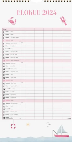 Best Perhekalenteri 2024 Perhekalenteri Annie Kalenterit