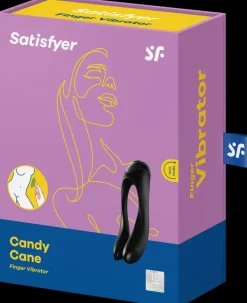 Satisfyer Seksivalineet-Candy Cane Musta Vibraattori