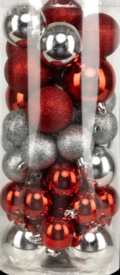 Outlet Joulupallo Lierio 40 Kpl, Puna-Hopea Sesonkijuhlatarvikkeet