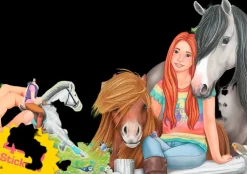 Creative Studio Askartelutarvikkeet-Create Your Happy Horses Tarrakirja