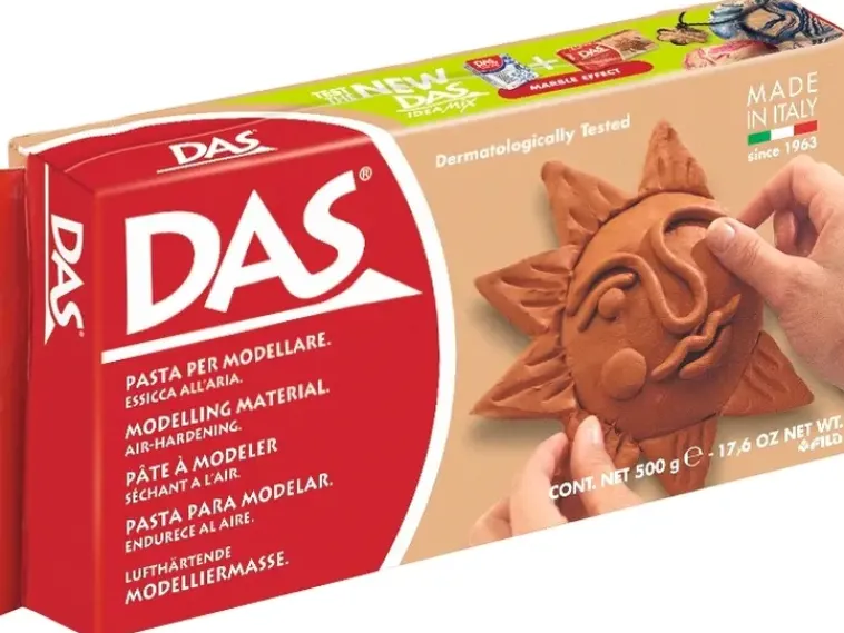 DAS Askartelutarvikkeet-500G Muovailumassa Terrakotta, Ilmassa Kuivuva