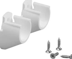 Elfa Säilytyskalusteet-Classic Vaatetangon Pidin, Seina-Seina 624510 2Kpl Valkoinen