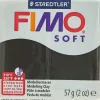 Fimo Askartelutarvikkeet-Soft Muovailumassa, Musta, 57G