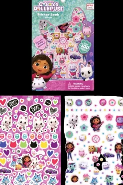 Gabby's Dollhouse Askartelutarvikkeet-Tarralehtio, Sis. 4 Tarra-Arkkia