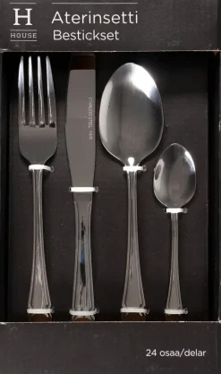 Outlet Silvo Aterinsetti 24 Kpl Aterimet Ja Ottimet