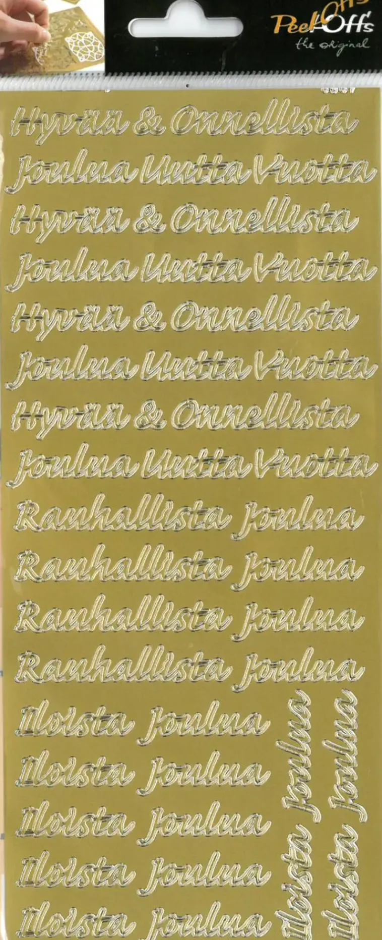 J.K. Primeco Askartelutarvikkeet-Aariviivatarra Joulu