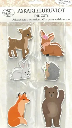 Hot Askartelukuviot Elaimet 6Kpl/Kuvio Askartelutarvikkeet