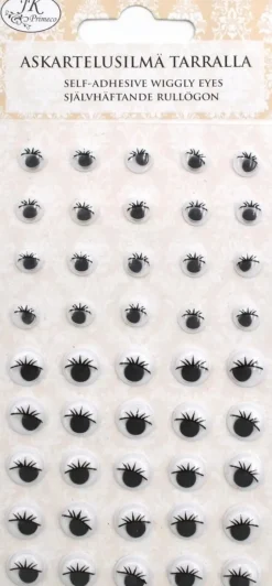 J.K. Primeco Askartelutarvikkeet-Askartelusilmatarra Ripset 45Kpl