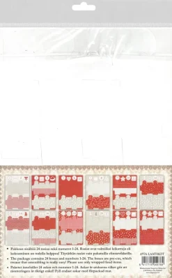 J.K. Primeco Askartelutarvikkeet-Diy-Joulukalenteri Laatikot