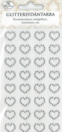 J.K. Primeco Askartelutarvikkeet-Glittersydantarra Kirkas