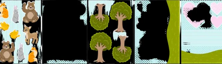 J.K. Primeco Askartelutarvikkeet-Korttiaskartelusetti Elaimet