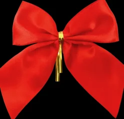 J.K. Primeco Askartelutarvikkeet-Satiinirusetti Iso Punainen 5 Kpl