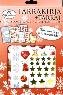 J.K. Primeco Askartelutarvikkeet-Tarrakirja+Tarrat Joulu