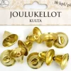 Clearance Joulukello Kulta 10Kpl/Pss Askartelutarvikkeet