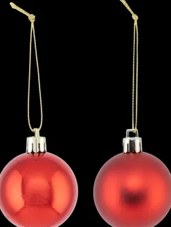 New Joulupallo Punainen 12Kpl 5Cm Sesonkijuhlatarvikkeet