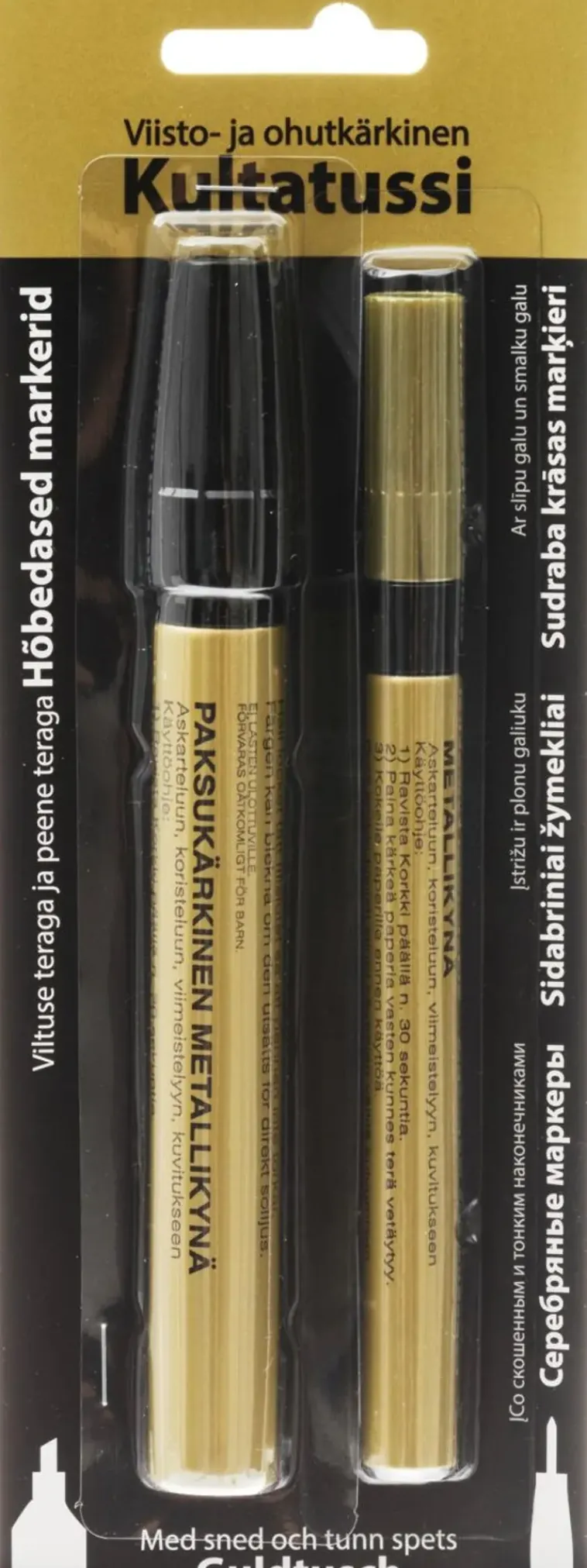 Kultatussi Ohut+Paksu Toimistotarvikkeet