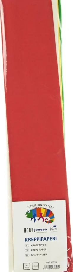 Kreppipaperi 50Cmx2,5M Askartelutarvikkeet