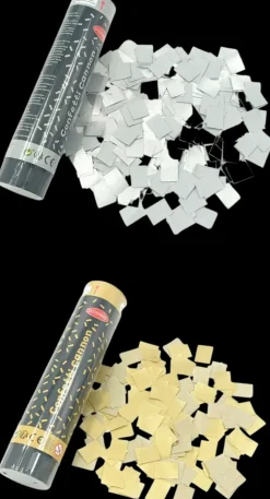 Sale Konfettitykki Kulta / Hopea Lajitelma Sesonkijuhlatarvikkeet