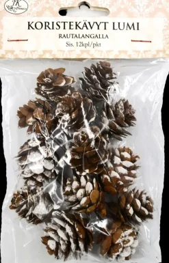 Hot Koristekavyt Lumi 12Kpl/Pss Askartelutarvikkeet