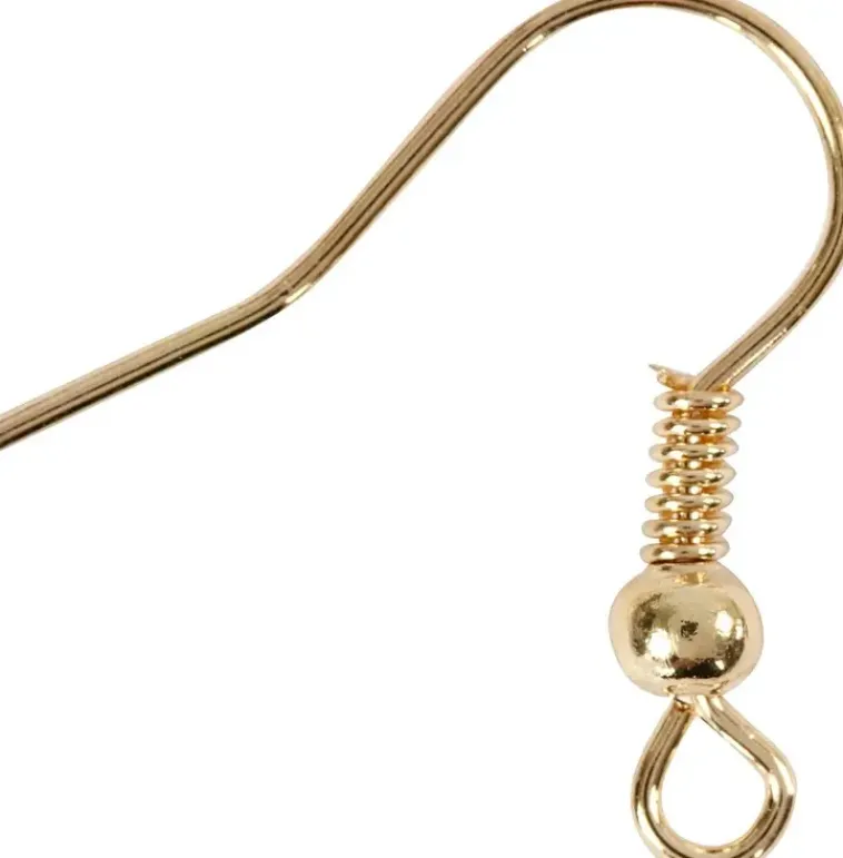 Ei merkkiä Askartelutarvikkeet-Korvakorukoukku 18Mm, 10 Kpl, Kullanvarinen