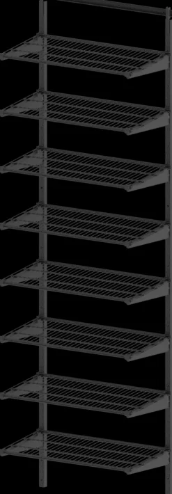 Lanka ja Muovi Säilytyskalusteet-Hyllyjarjestelma M600 8 Hyllya Lm 840