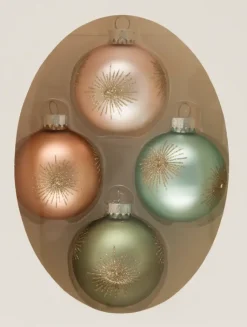 Best Lasipallo Pastel 6,5 Cm 4 Kpl Sesonkijuhlatarvikkeet