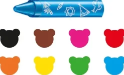 Sale Lasten Variliitusarja 8 Kpl Baby Wild +2 Vuotiaille Toimistotarvikkeet