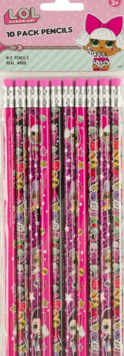Hot L.O.L Surprise! Lyijykynat 10Kpl/Pss Toimistotarvikkeet