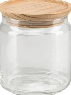 Outlet Lasipurkki Puukannella 0,75L Astiat