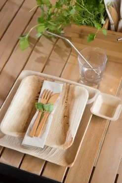 New Palmunlehtilautanen 20X20 Cm 10 Kpl Astiat