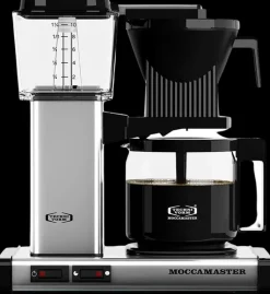 Moccamaster Kahvi Ja Tee-Automatic Polished Silver - Suodatinkahvinkeitin