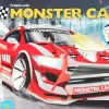 Monster Cars Askartelutarvikkeet-Taskuvarityskirja