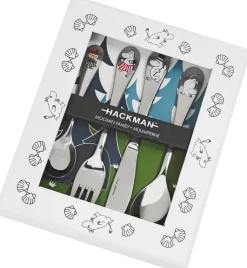 Moomin Arabia Hackman Muumi Lasten Aterinsetti Perhe 4-Osainen Aterimet Ja Ottimet