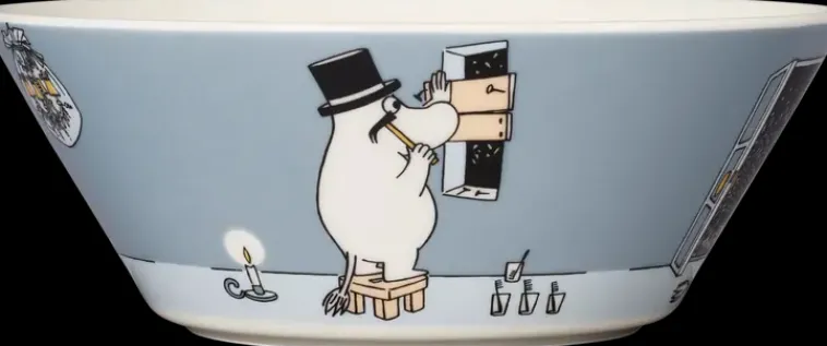 Moomin Arabia Muumi Muumipappa Kulho 15Cm Harmaa Astiat