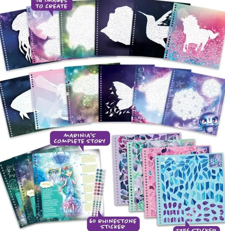 Nebulous Stars Askartelutarvikkeet-Nebulous Star Tarraa Numeroiden Mukaan