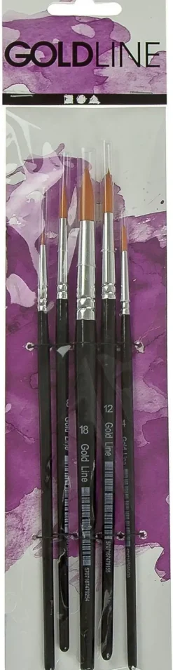 Nellen Askartelutarvikkeet-Gold Line Nylonsiveltimet 5Kpl