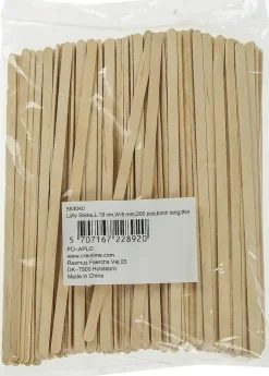 Nellen Askartelutarvikkeet-Jaatelotikut 19Cm 200Kpl