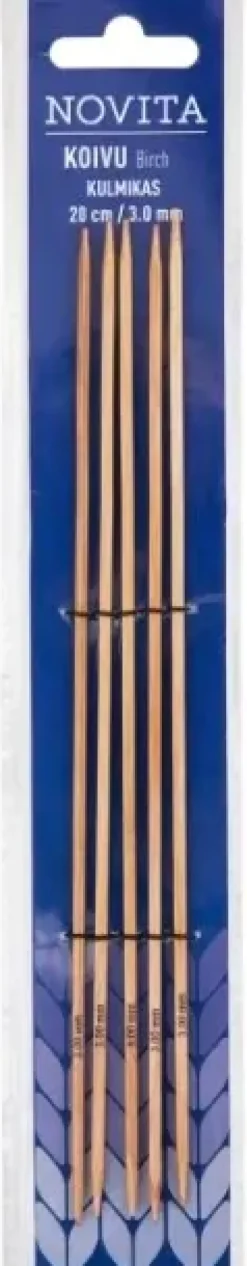 Best Sukkapuikko Kulmikas 20Cm - 3 Mm Koivu Käsityötarvikkeet