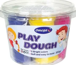 Omega Askartelutarvikkeet-Muovailuvaha Sanko 5 X 70 Gr, Perusvarit