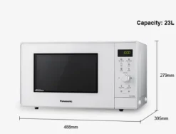 Panasonic Kypsentäminen-Nn-Gd34Hwsug Mikroaaltouuni 23L Invertteritekniikka Ja Grilli