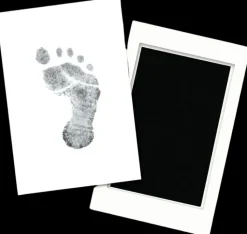 Pearhead Askartelutarvikkeet-Vauvan Jalan Ja Kaden Mustetaulu Vari Musta Clean Touch