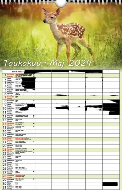 New Perhekalenteri 2024 Kalenterit