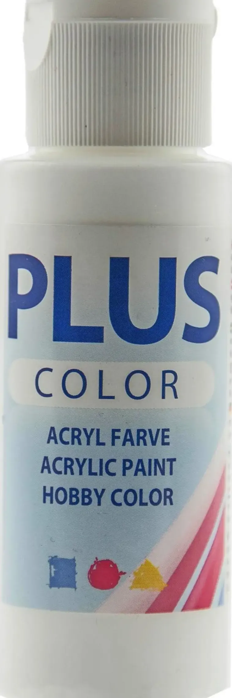 Plus Color Askartelutarvikkeet-Askartelumaali 60 Ml Valkoinen